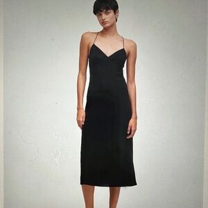 Made well Strappy Black Maxi Dress.NWT.